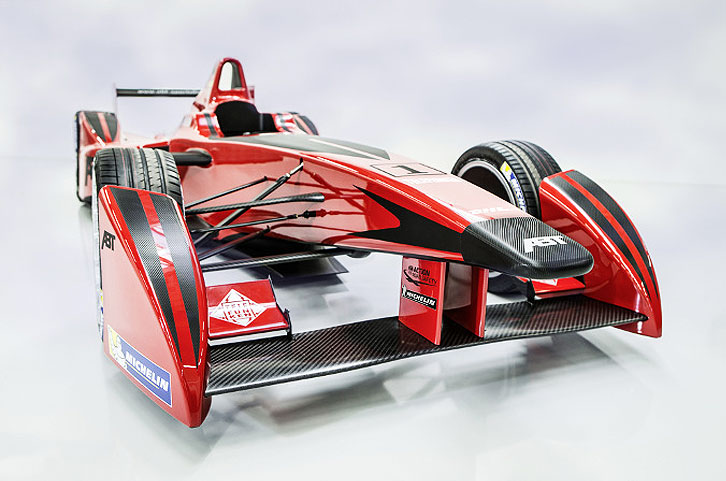 Spark-Renault SRT_01E von Audi Sport ABT in seiner vorläufigen Lackierung