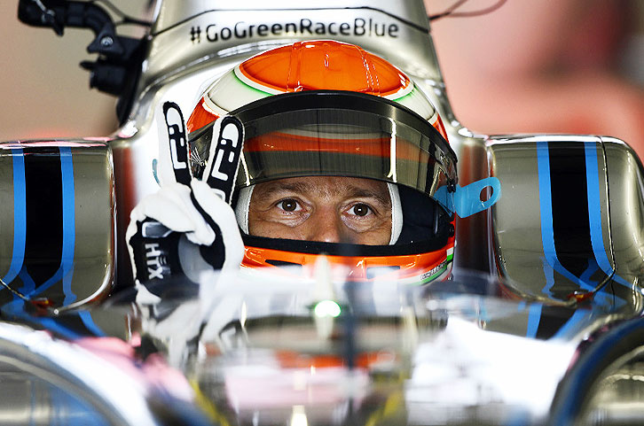 Jarno Trulli bei Testfahrten mit dem Spark SRT_01E in Frankreich