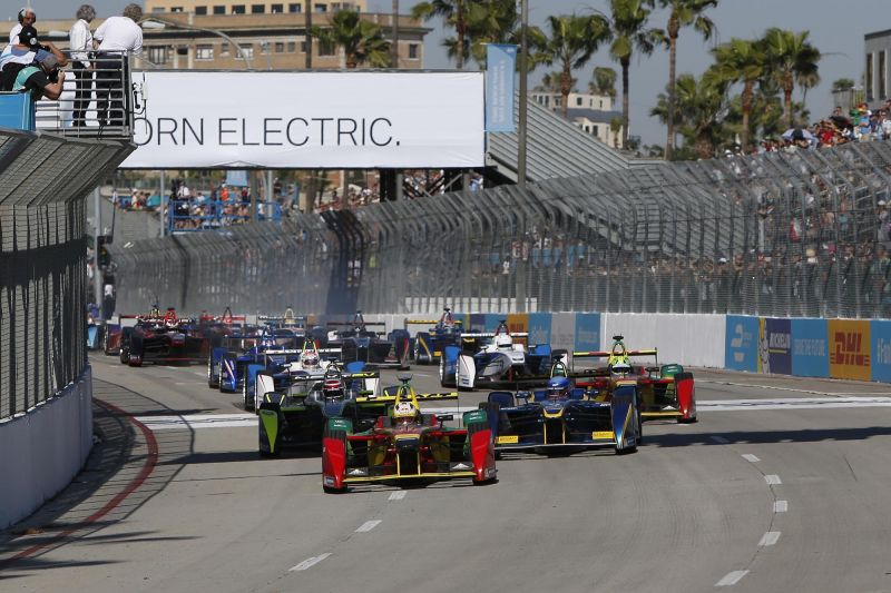 Formel E in Long Beach