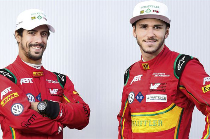 Lucas di Grassi und Daniel Abt