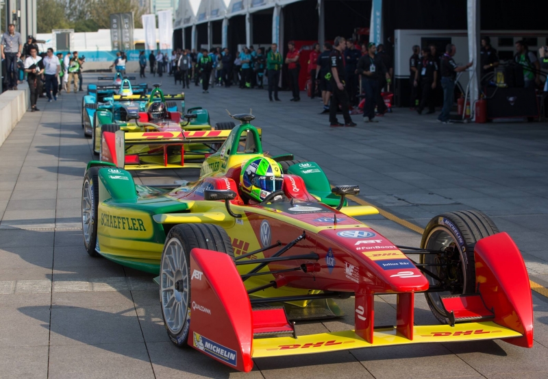 Lucas Di Grassi (ABT) Boxengasse