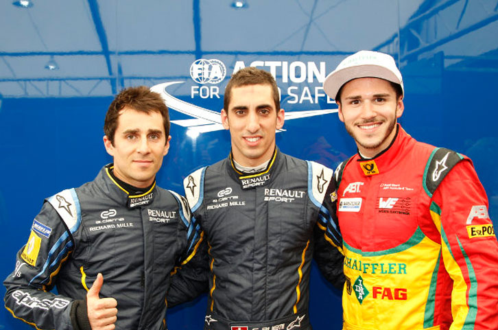 Prost, Buemi und Daniel Abt - noch vor der Strafe für Buemi