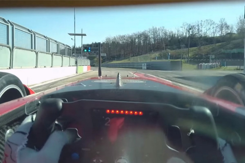 Daniel Abt onboard in Varano