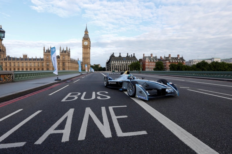 Formula-E-Car-London-Big-Ben