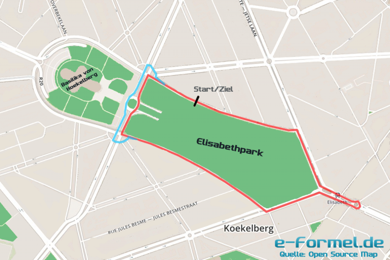 Streckenlayout-Brüssel