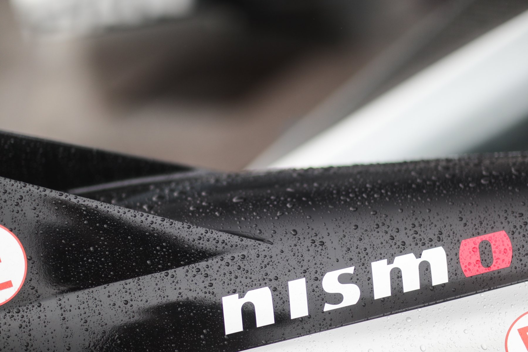 Nismo-Logo-on-Nissan-IM01-in-the-rain-closeup