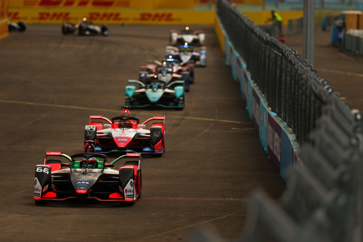 Train-of-Cars-Berlin-E-Prix-Dusk