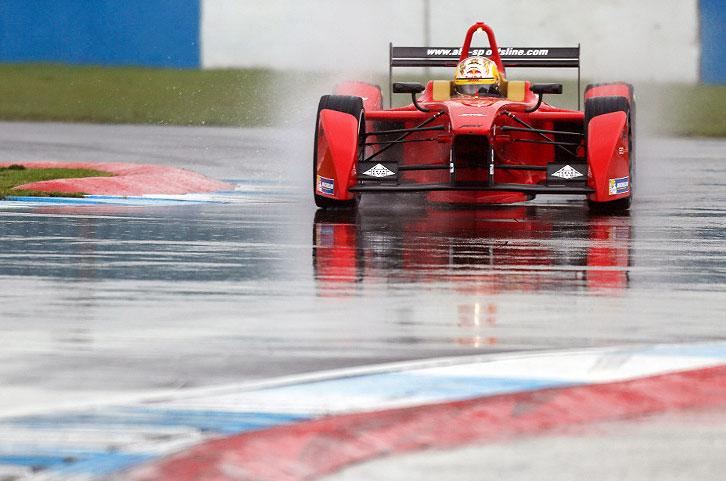 Formel E im Regen