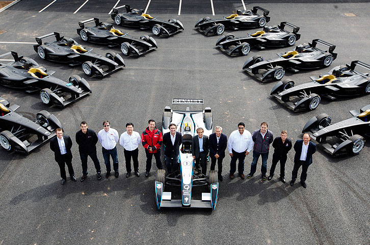 Die Team-Chefs, Alejandro Agag und die neuen Formel E Autos