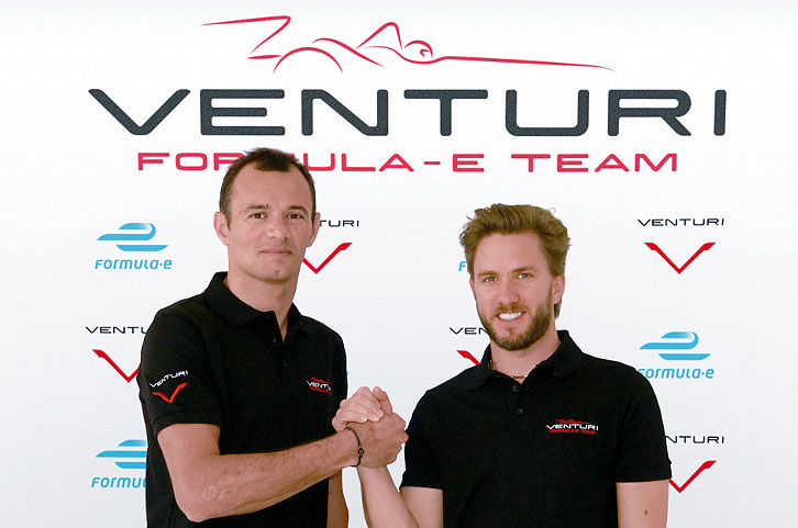 Nick Heidfeld und Stéphane Sarrazin. Team Venturi