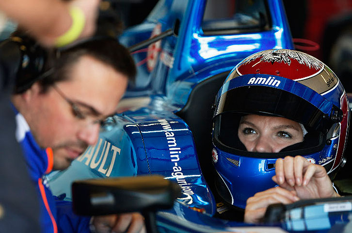 Katherine Legge in der Box