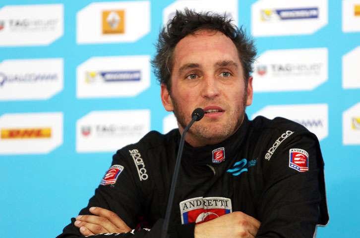 Franck Montagny bei der Pressekonferenz in Peking