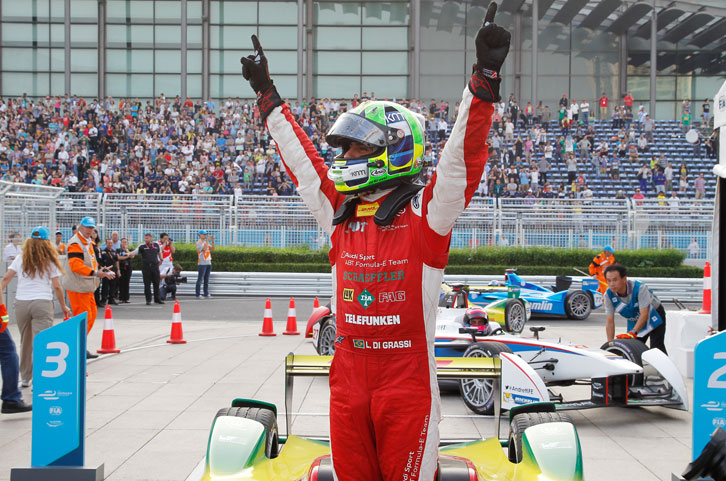 Lucas di Grassi hat in Peking gewonnen. Jetzt möchte man daran anschließen.