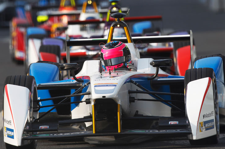 Formel E im Rennen