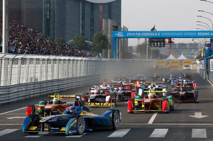 Start der Formel E war in Peking