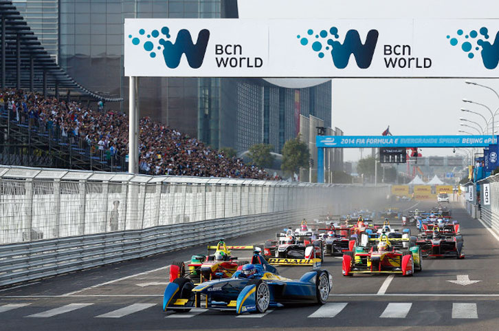 Start der Formel E in Peking