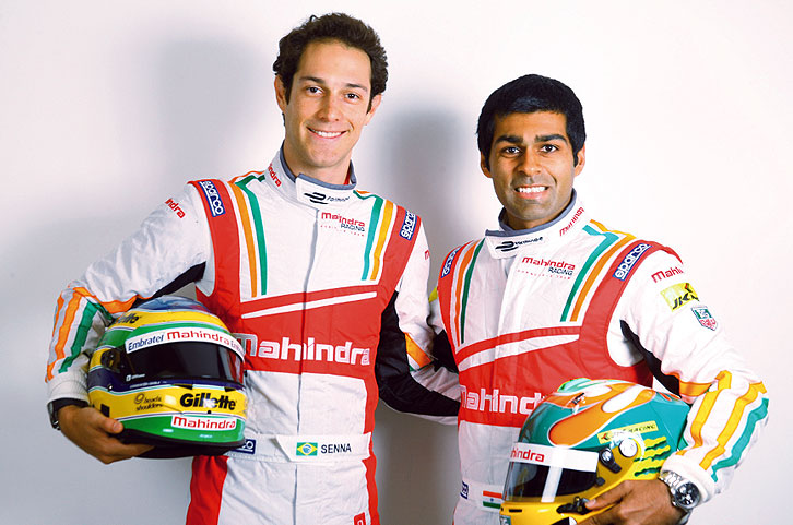 Bruno Senna und Karun Chandhok