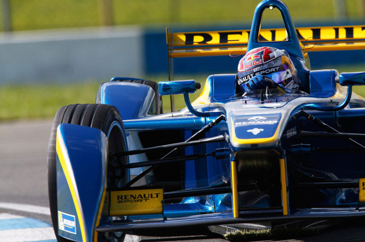 Takuma Sato fährt den ePrix von Peking
