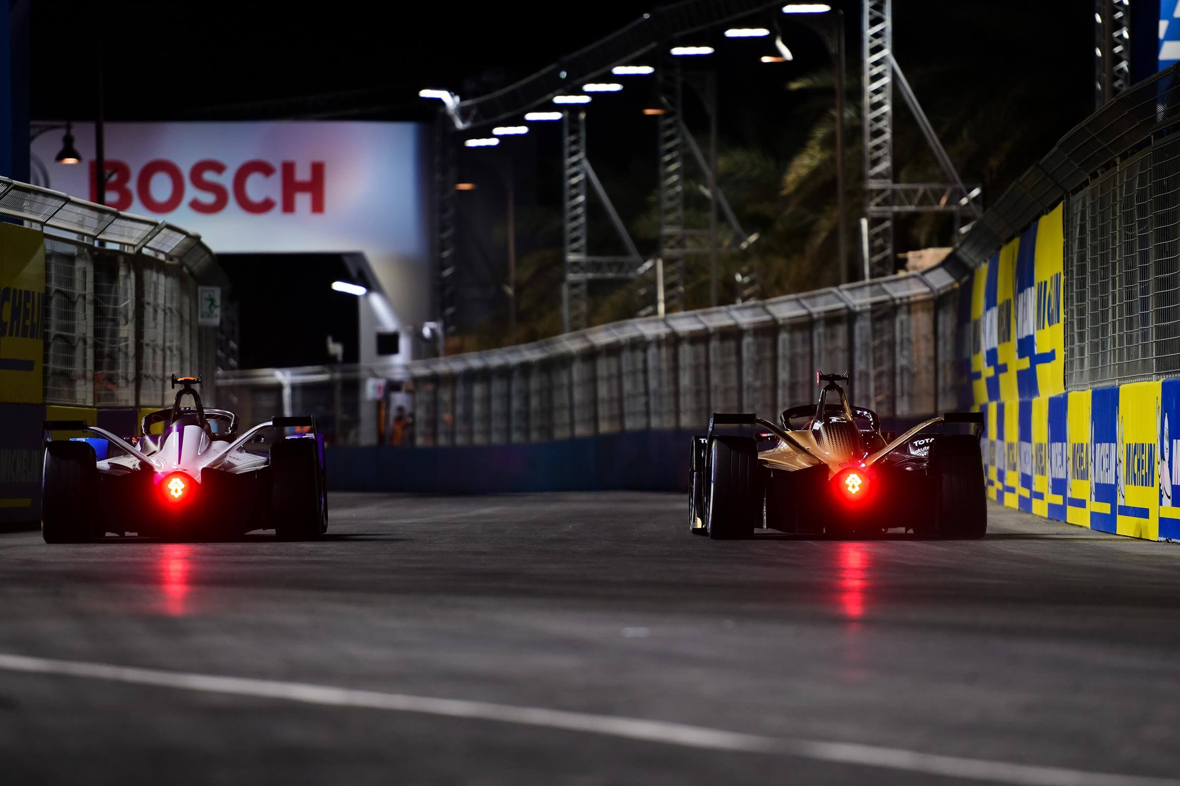 Formula-E-Cars-Saudi-from-behind-Bosch-Banner