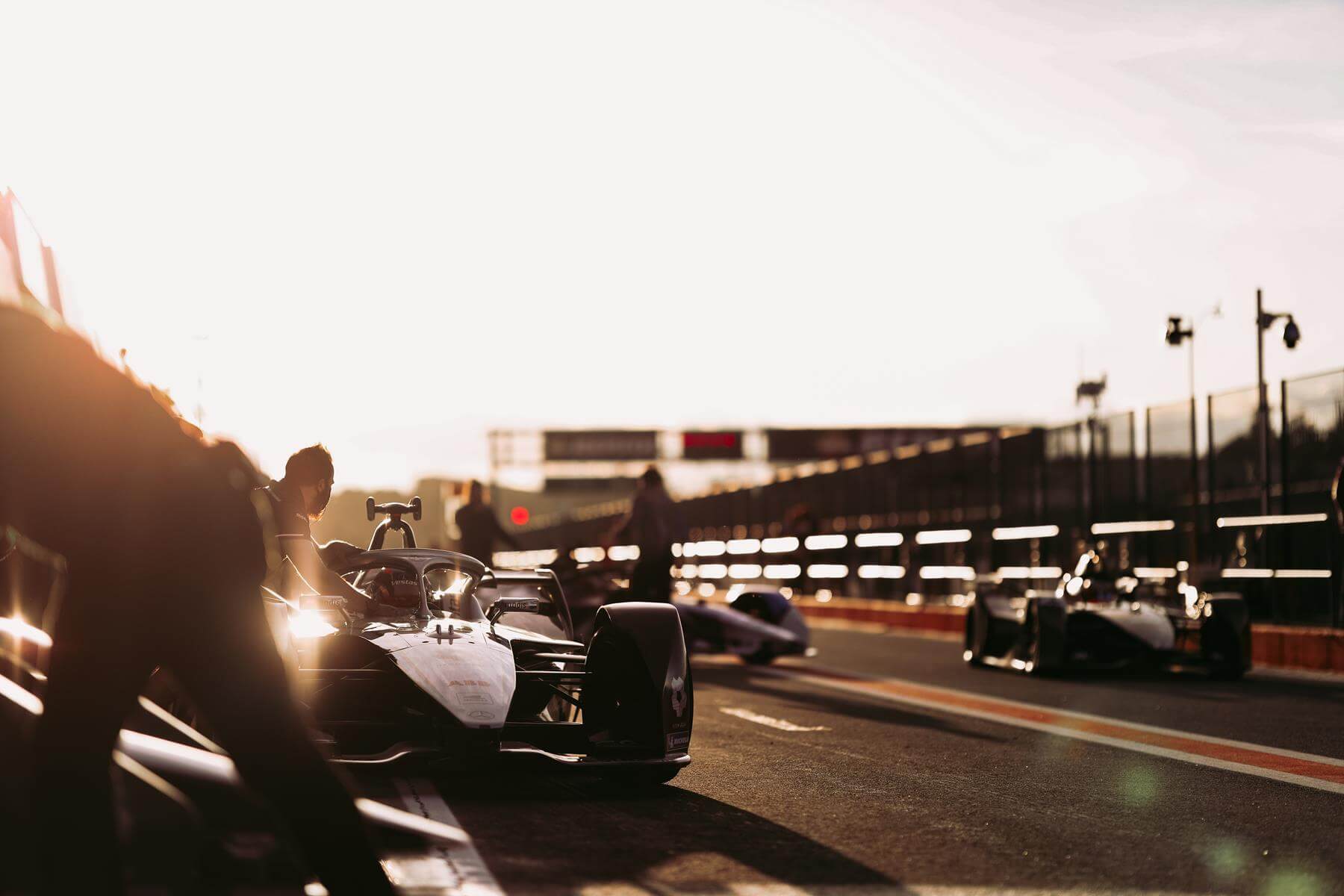 Formula-E-Cars-Testing-Sunrise-Valencia-2020