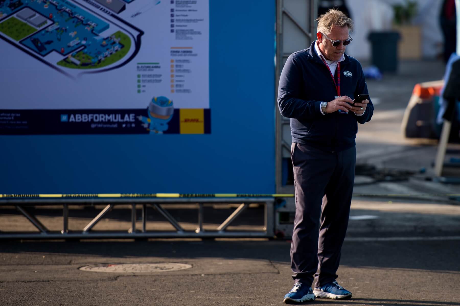 FIA-Race-Director-Scot-Elkins-Mobile-Phone