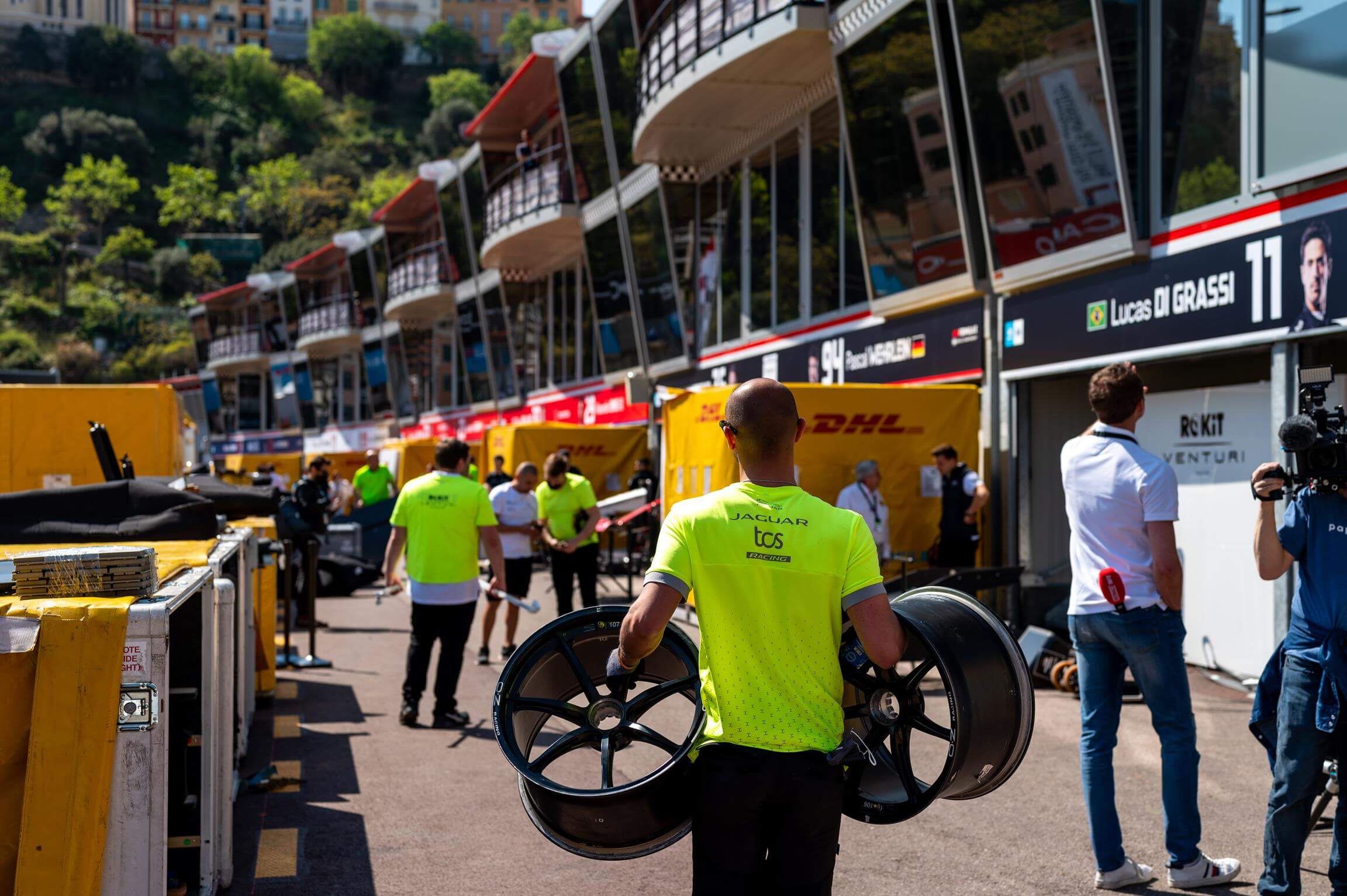Boxengasse-Formel-E-Monaco