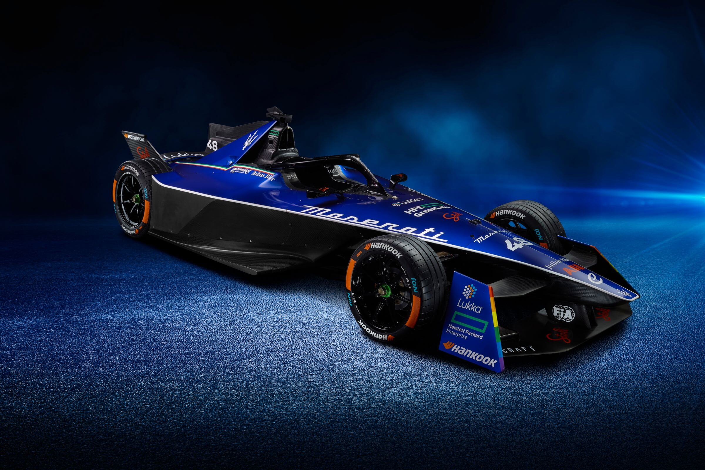 In Blau and mit Regenbogen Maserati MSG Racing präsentiert Lackierung für Formel-E-Debütsaison 2023
