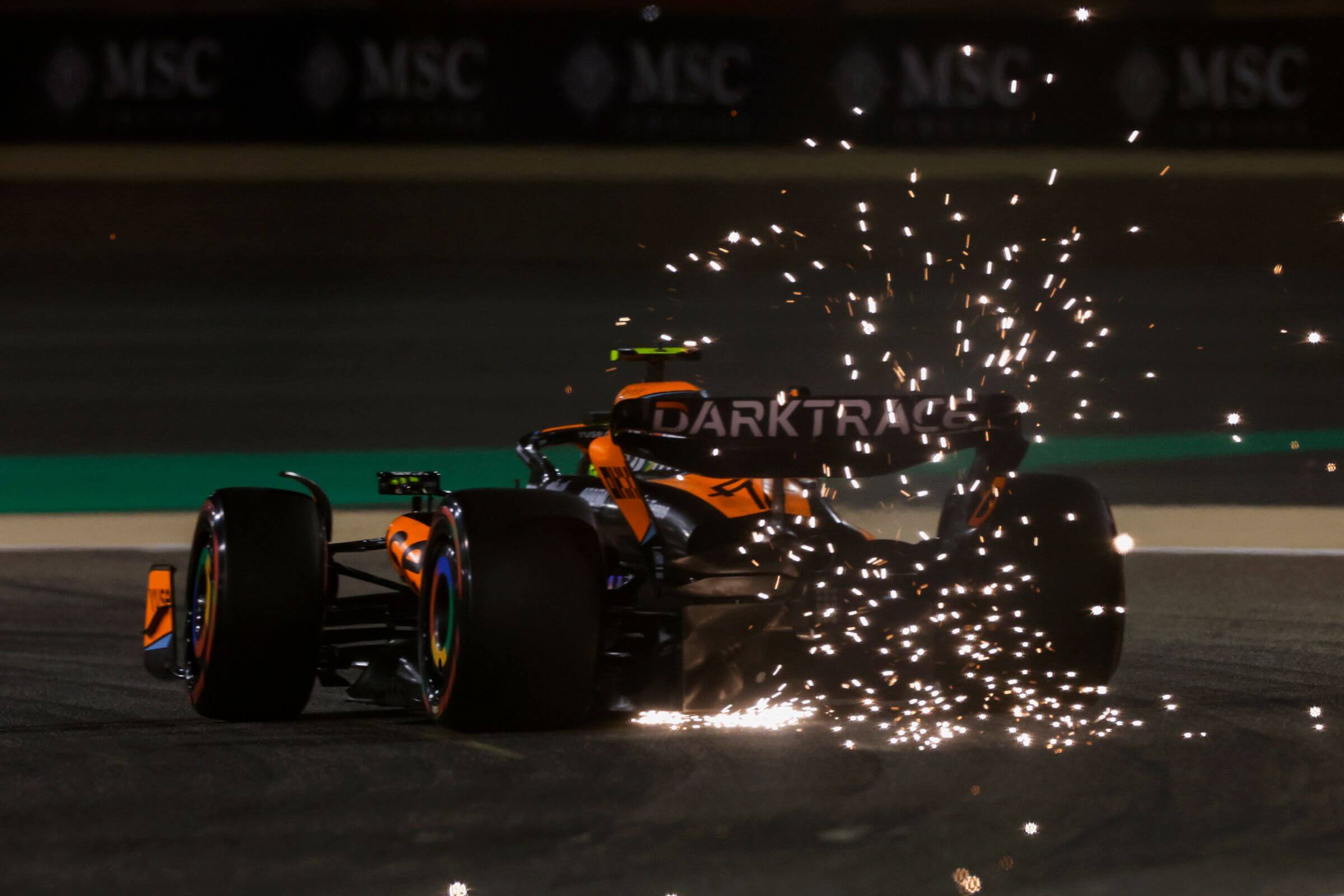 Skid-Block-Sparks-McLaren-F1-Bahrain