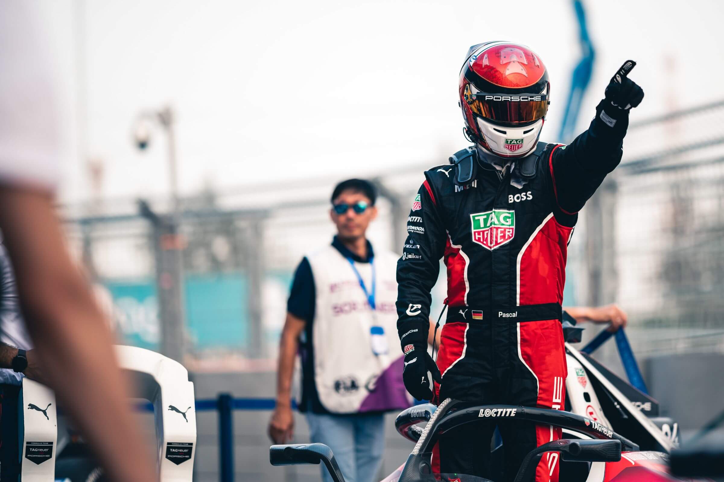 Jakarta-Formula-E-Parc-Ferme-Pascal-Wehrlein-Porsche