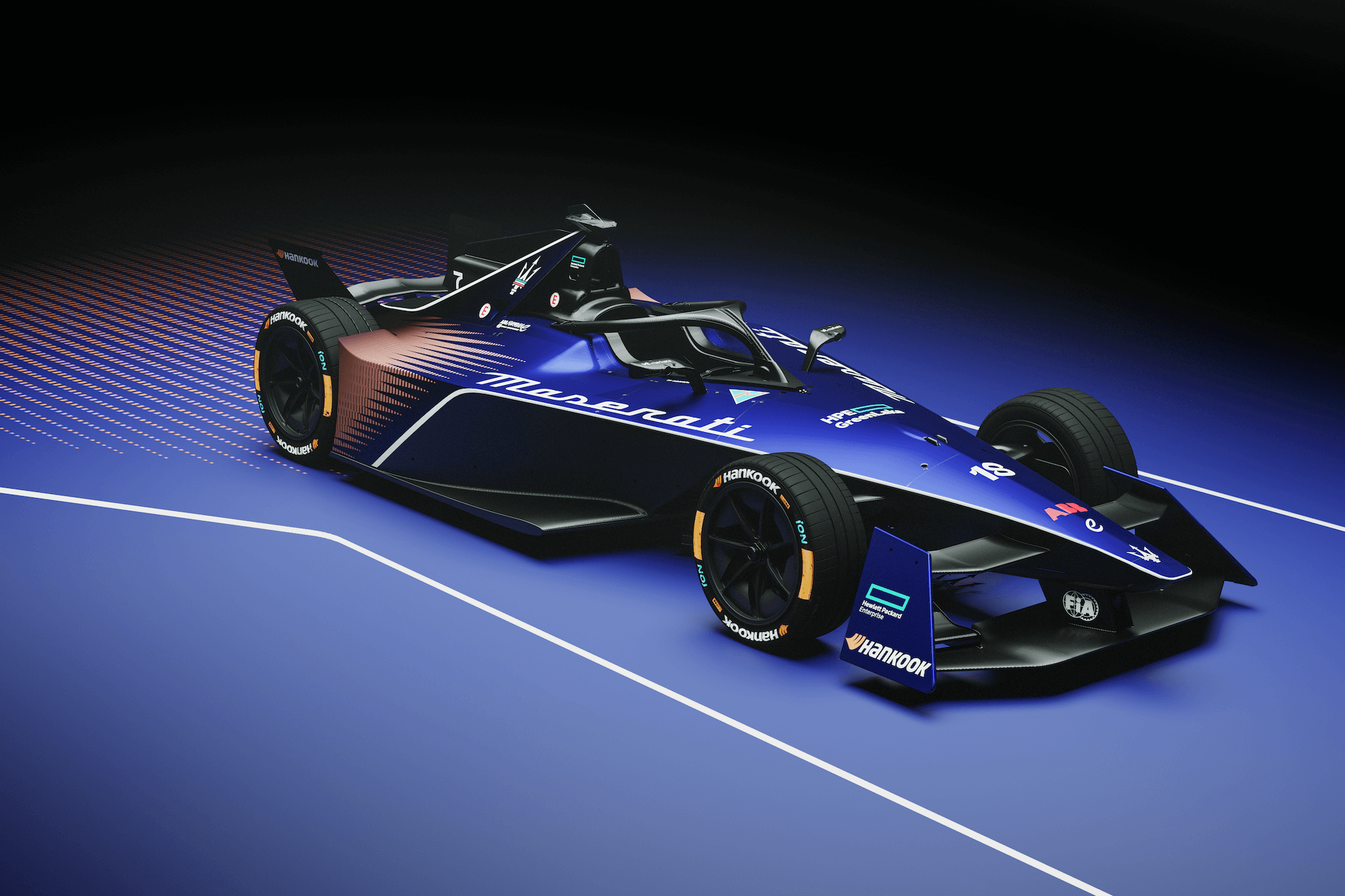 Galerie Maserati MSG Racing stellt neue Lackierung mit Kupfer für Formel-E-WM 2024 vor