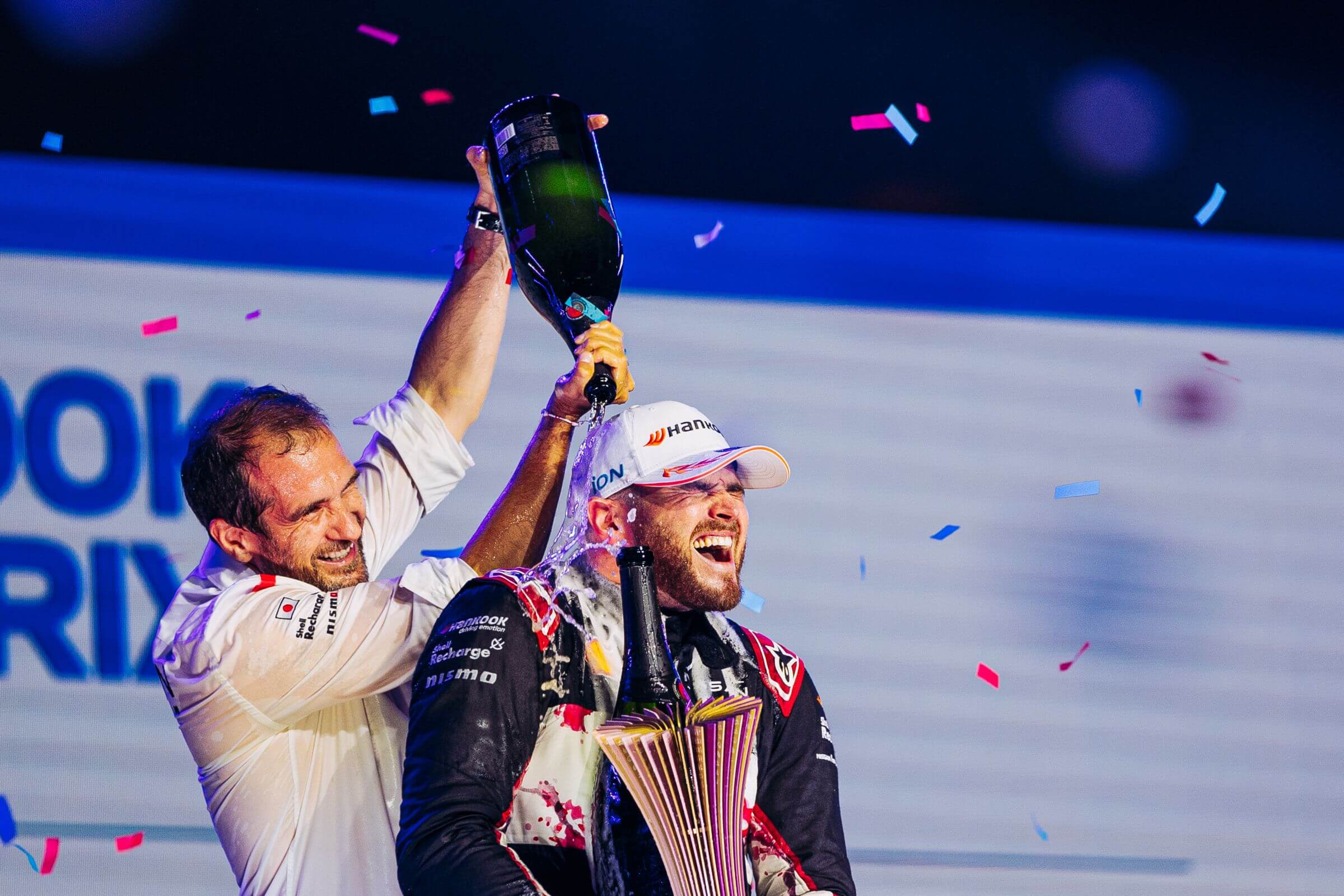 Volpe-Rowland-Formula-E-Podium-London