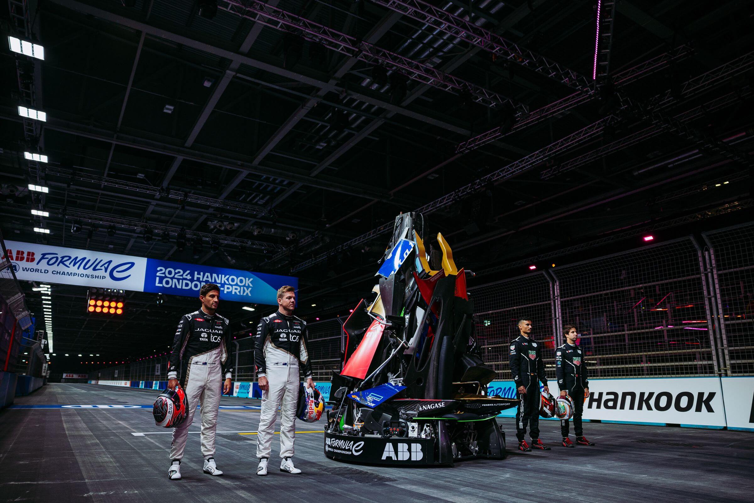 Jaguar-and-Porsche-Formula-E-drivers-London-2024