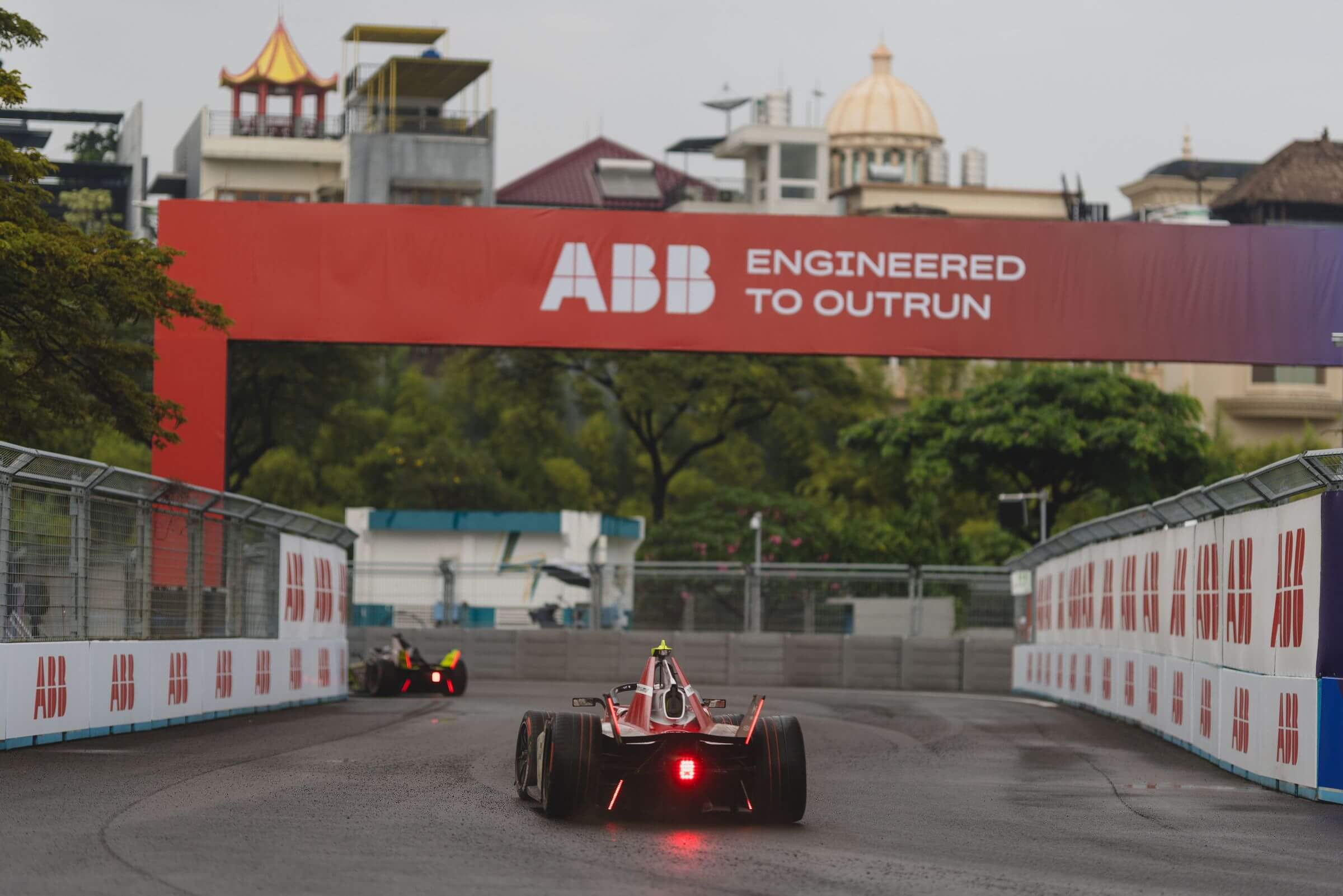 Formula-E-Cars-from-behind-Jakarta-2025