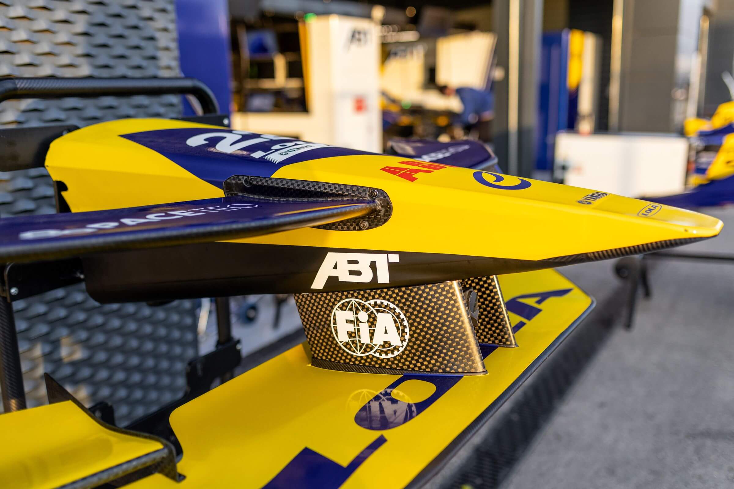 Lola-Yamaha-ABT-Front-wing-with-FIA-logo-2024-Madrid-test