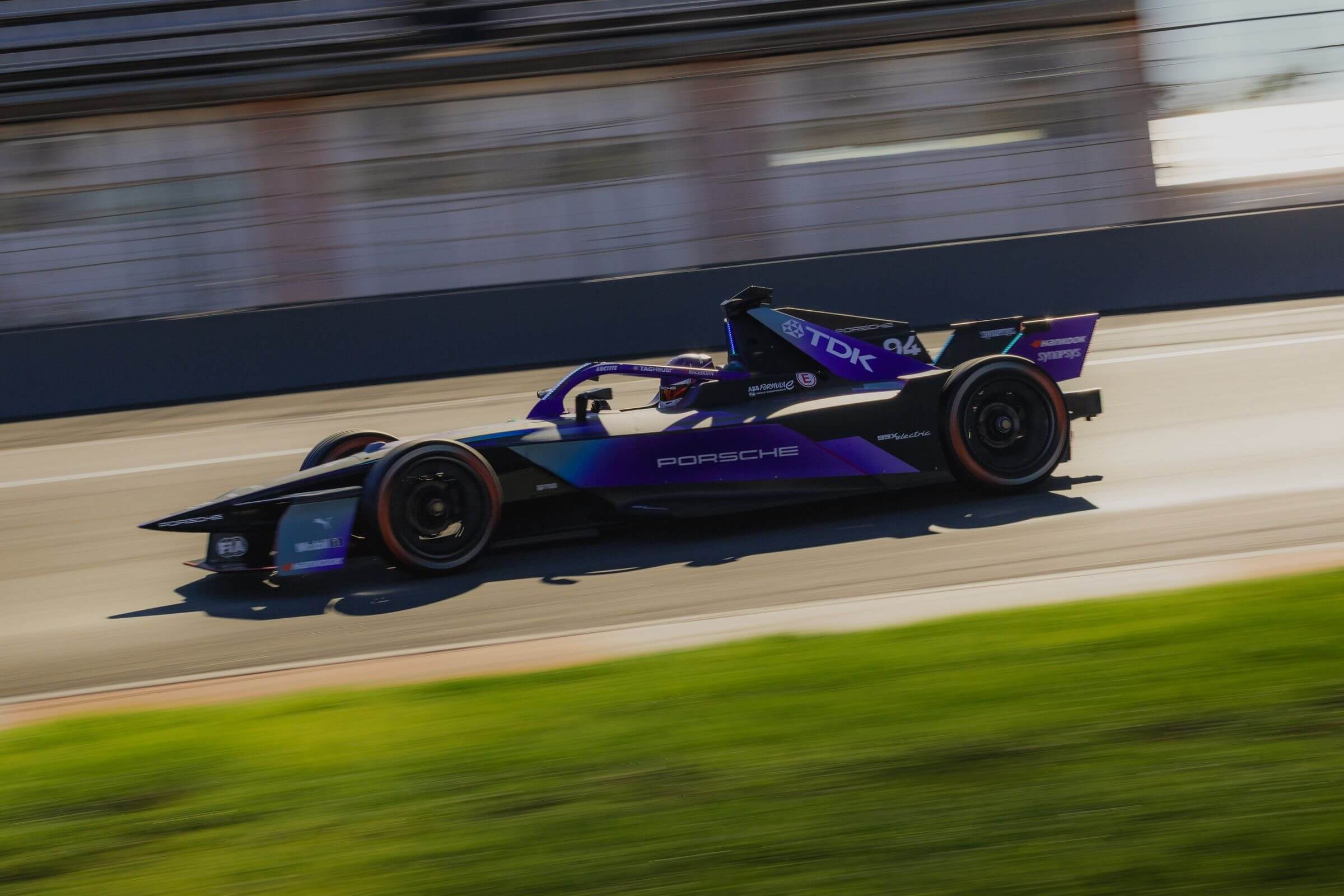 Pascal-Wehrlein-Porsche-2025-Valencia-on-track-normal-livery