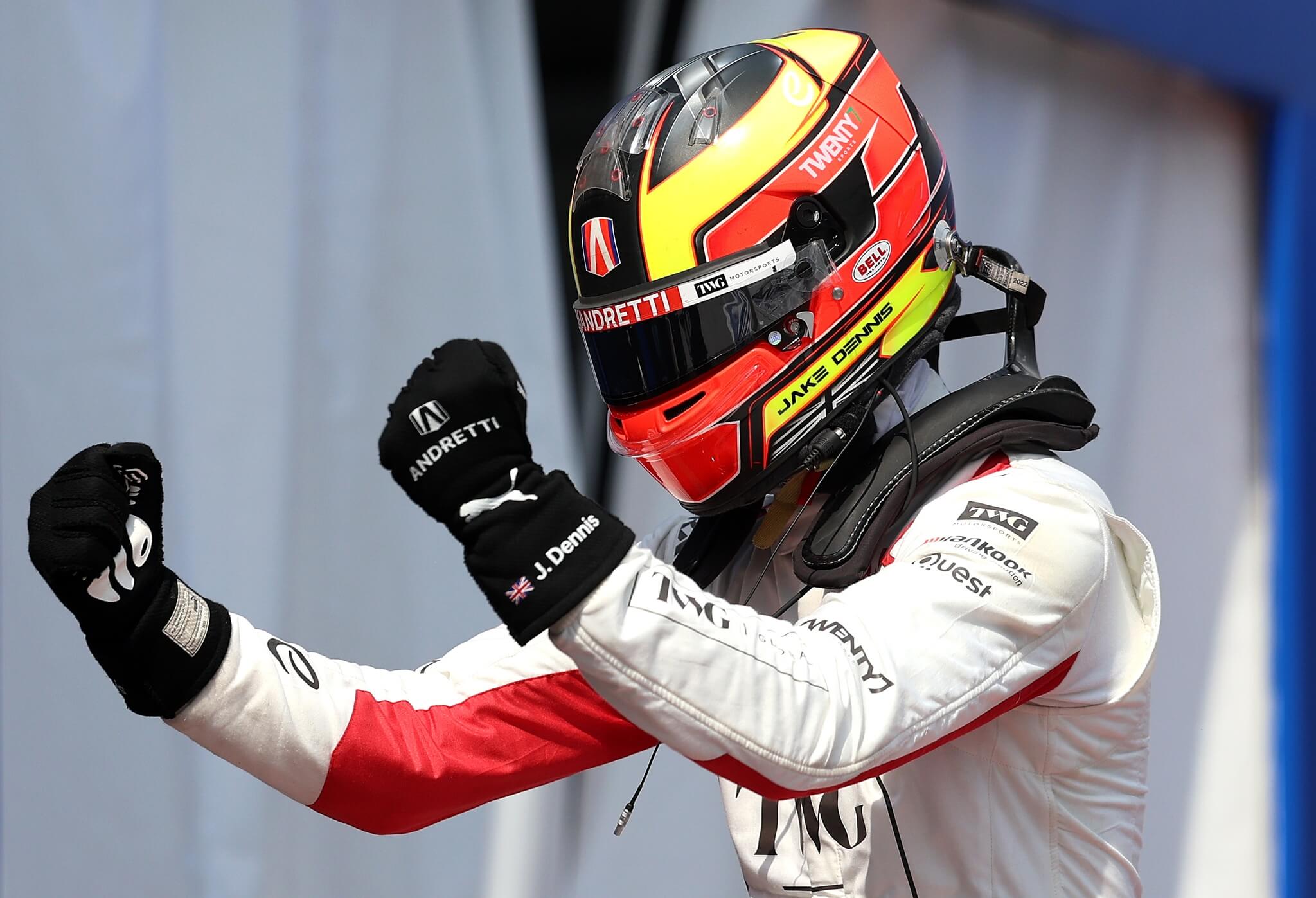 Jake-Dennis-Andretti-Sao-Paulo-win-with-helmet-after-winning-the-race
