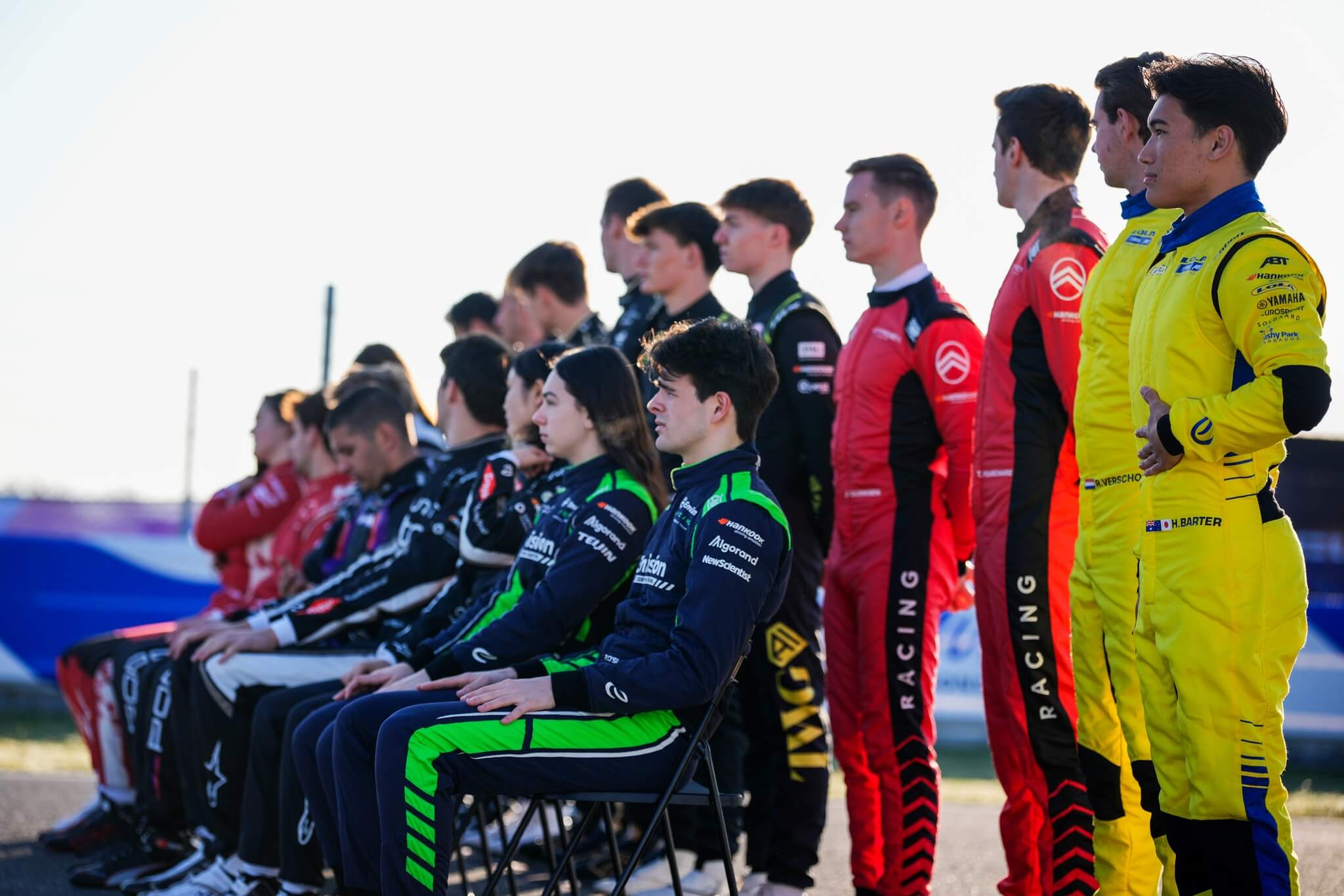 2026-Madrid-E-Prix-Rookie-Test-class-photo-side-view