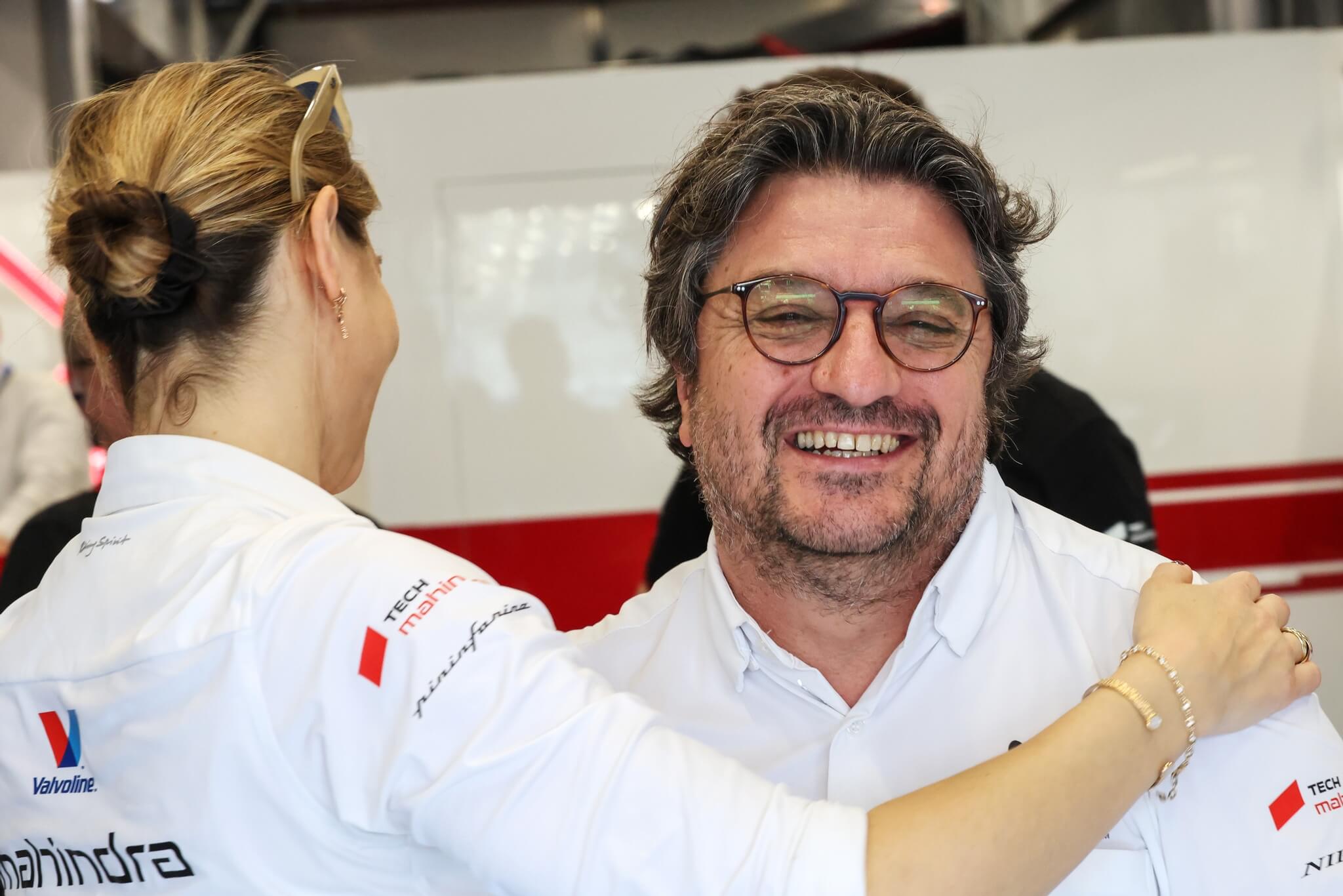 Mahindra-Team-principal-Frederic-Bertrand-celebrates-Pole-Position-in-Jeddah