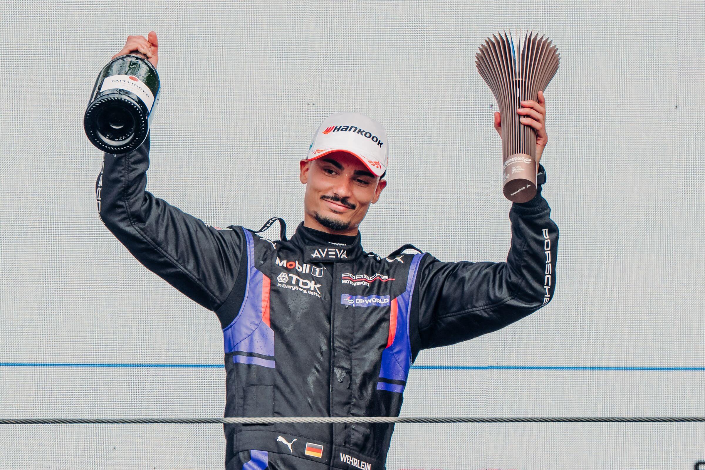Pascal-Wehrlein-Porsche-2026-Madrid-E-Prix-Podium
